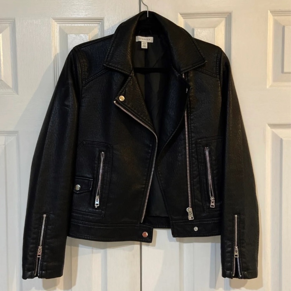 TopShop Faux Leather Jacket